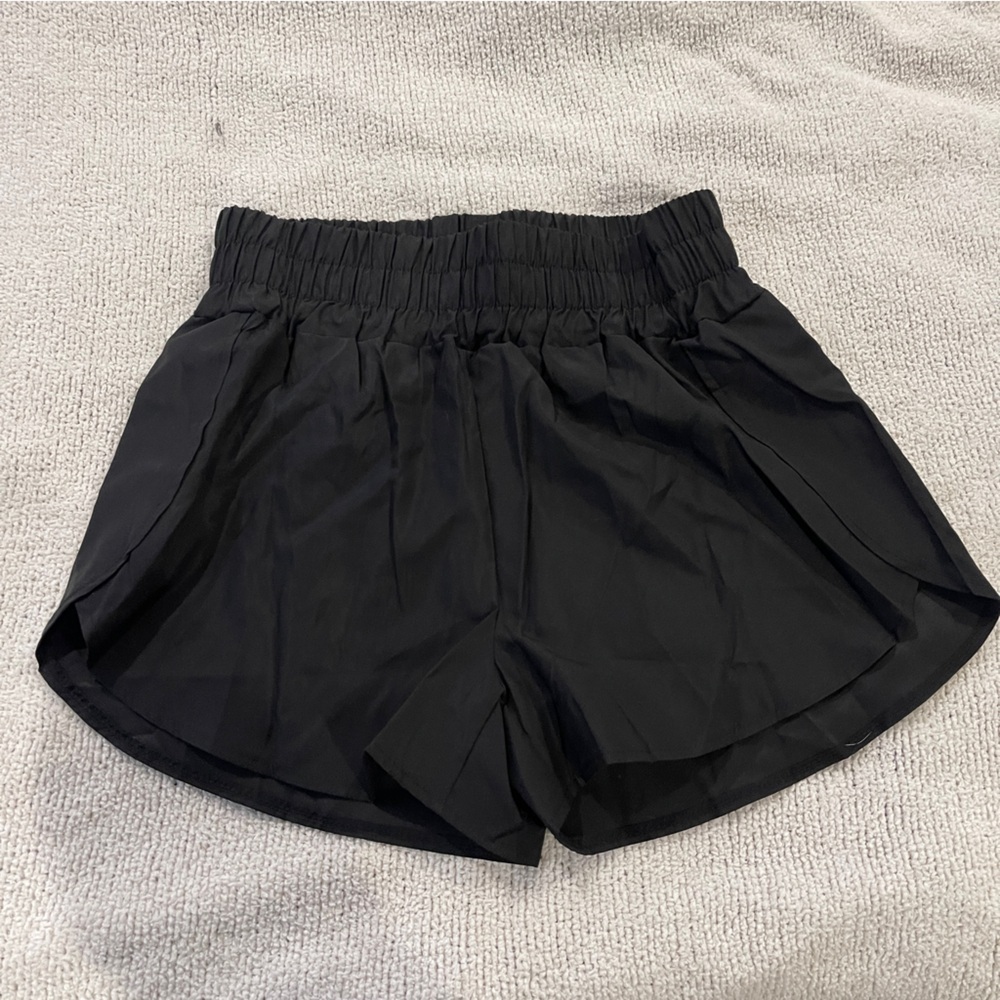 Women’s black running shorts size medium/large